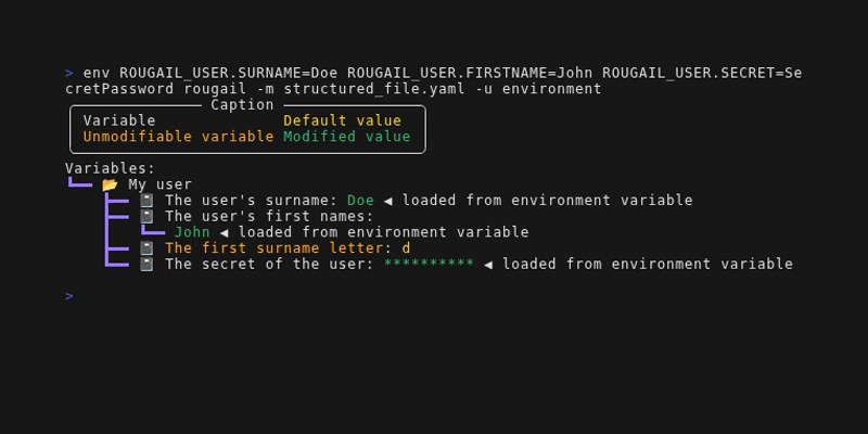 Load environment value